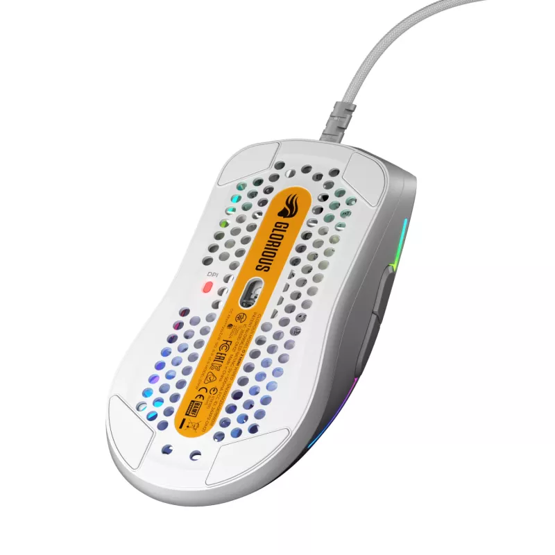 Glorious Gaming Glorious Model O 2 Mini - bianco opaco, per destrorsi, ottico, USB Type-A, 26000 DPI, bianco