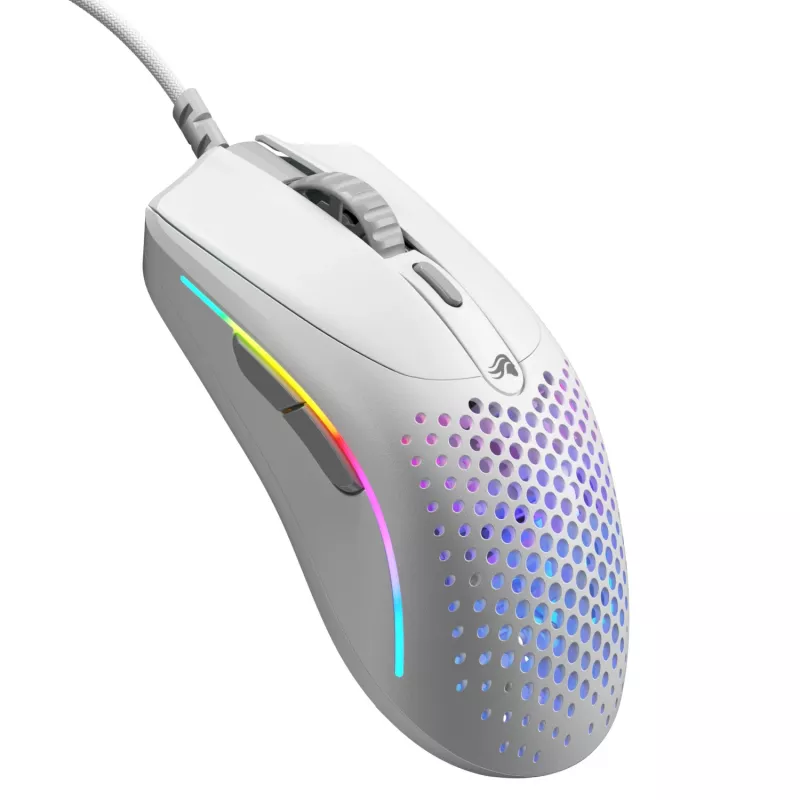 Glorious Gaming Glorious Model O 2 Mini - bianco opaco, per destrorsi, ottico, USB Type-A, 26000 DPI, bianco