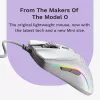 Glorious Gaming Glorious Model O 2 Mini - bianco opaco, per destrorsi, ottico, USB Type-A, 26000 DPI, bianco