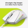 Glorious Gaming Glorious Model O 2 Mini - bianco opaco, per destrorsi, ottico, USB Type-A, 26000 DPI, bianco