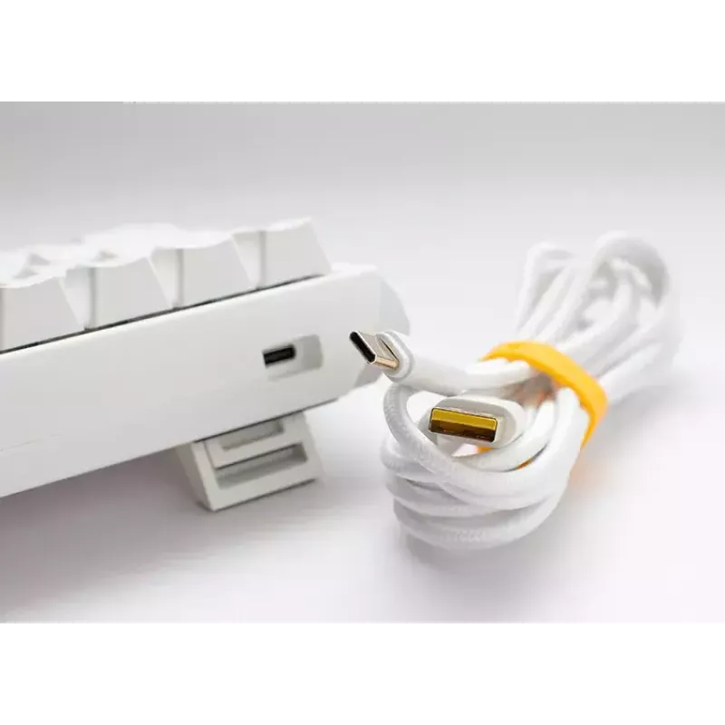Ducky One 3 Mini Pure White Tastiera Gaming USB Tedesco Meccanica 61 tasti RGB
