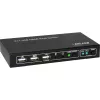 Switch KVM InLine 2x1 HDMI, 2x1, HDMI 4K2K, hub USB 2.0, con audio