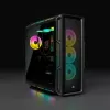 Case PC mid-tower ATX CORSAIR – iCUE 5000T – RGB vetro temperato – nero