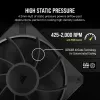 Ventola Corsair RS120 MAX 12 cm nera 2000 RPM 3 pezzi