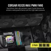 Ventola Corsair RS120 MAX 12 cm nera 2000 RPM 3 pezzi