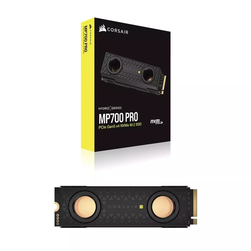 SSD Corsair 2 TB M.2 PCI Express 5.0 MP700 PRO Hydro X