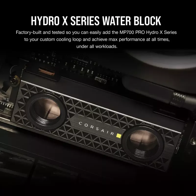 SSD Corsair 2 TB M.2 PCI Express 5.0 MP700 PRO Hydro X