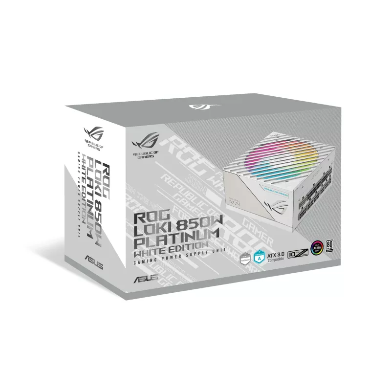 Alimentatore ASUS ROG Loki SFX-L 850W Platinum White 24-Pin ATX