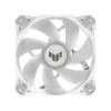 Dissipatore ad aria ASUS TUF GAMING TF120 ARGB WHITE EDITION — 3 ventole da 120 mm, 1900 giri/min, 29 dB, telecomando