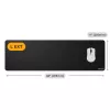 Tappetino mouse Glorious Gaming Glorious Mouse Pad 2 Large Extended - senza bordi - nero