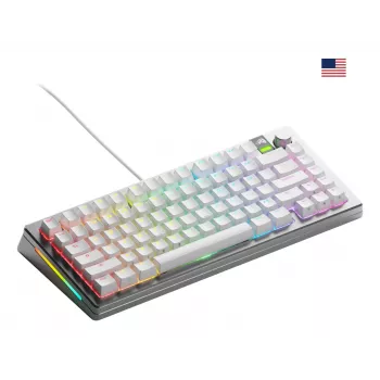 Tastiera meccanica Gaming GLORIOUS GMMK 3 PRO 75% cablata USB QWERTY RGB argento (US)