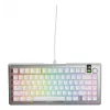 Glorious GMMK 3 Pro 75% tastiera gaming custom, pre-built, cablata, switch Fox, ANSI (US), argento