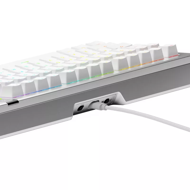 Glorious GMMK 3 Pro 75% tastiera gaming custom, pre-built, cablata, switch Fox, ANSI (US), argento