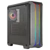 Case PC Aerocool SKYLINEV2BK ATX doppio pannello frontale LED ventola ARGB 12 cm nero