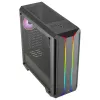 Case PC Aerocool SKYLINEV2BK ATX doppio pannello frontale LED ventola ARGB 12 cm nero