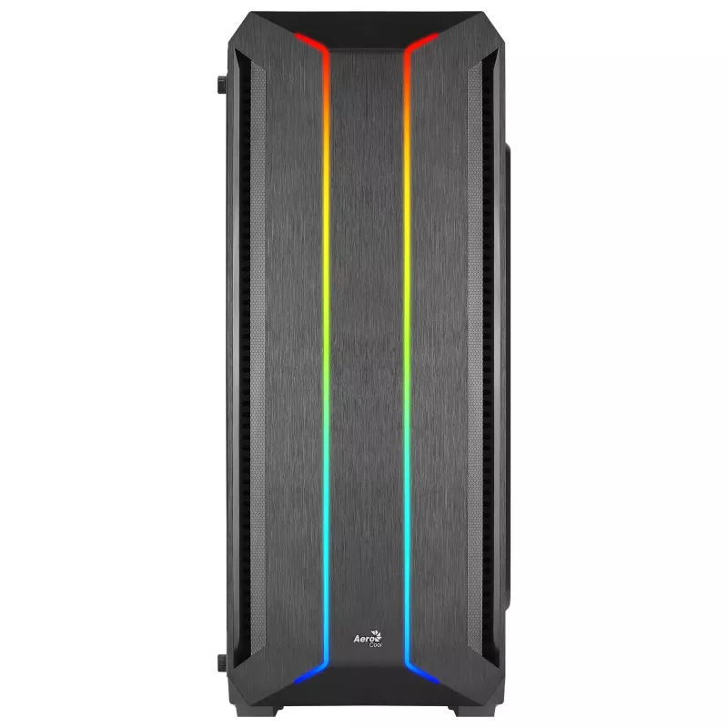 Case PC Aerocool SKYLINEV2BK ATX doppio pannello frontale LED ventola ARGB 12 cm nero