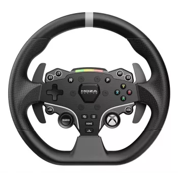 Volante Moza Racing ESX, volante, Xbox, D-Pad, tasto Home, tasto Menu, tasto Start, nero, alluminio, poliuretano, alluminio