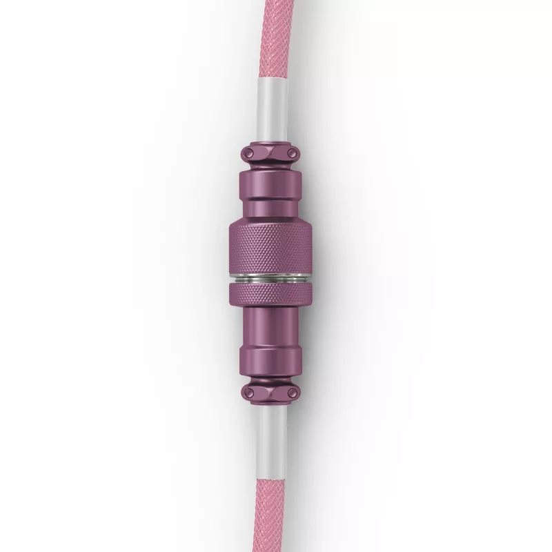 Cavo a spirale USB GLORIOUS GMMK Pixel Pink 1,5 m – cavo a spirale rimovibile per tastiere