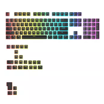 GLORIOUS GPBT Aura V3 Set di keycap Nero US RGB