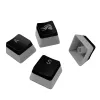 Glorious GPBT Aura V3 set di keycap, layout ANSI (US), PBT, Doubleshot, nero