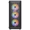 Case Gaming ATX Aerocool BEAMBKV2 4 ventole 12 cm FRGB Nero