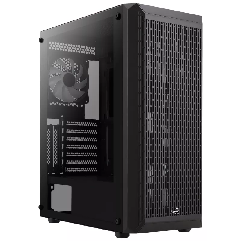 Case Gaming ATX Aerocool BEAMBKV2 4 ventole 12 cm FRGB Nero