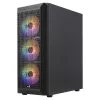 Case Gaming ATX Aerocool BEAMBKV2 4 ventole 12 cm FRGB Nero