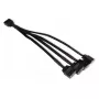 Cavo splitter RGB Alphacool 18710 nero in plastica