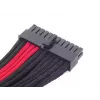 SilverStone SST-PP07-MBBR cavo di prolunga ATX a 24 pin, 0,3 m, nero/rosso