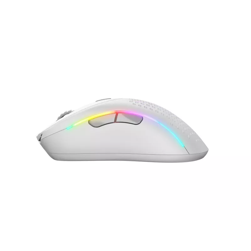 Mouse Glorious Gaming Glorious Model D 2 Wireless - bianco opaco, per destrorsi, RF Wireless, 19000 DPI, bianco