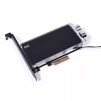 Raffreddatore a liquido Alphacool Core M.2 NVMe PCIe 5.0 con backplate