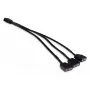 Cavo splitter RGB Alphacool 18709 5V nero in plastica 150 mm