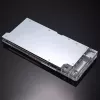 Waterblock + backplate Phanteks Glacier G40 acrilico rame grigio trasparente