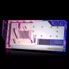 Waterblock + backplate Phanteks Glacier G40 acrilico rame grigio trasparente