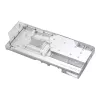 Waterblock + backplate Phanteks Glacier G40 acrilico rame grigio trasparente
