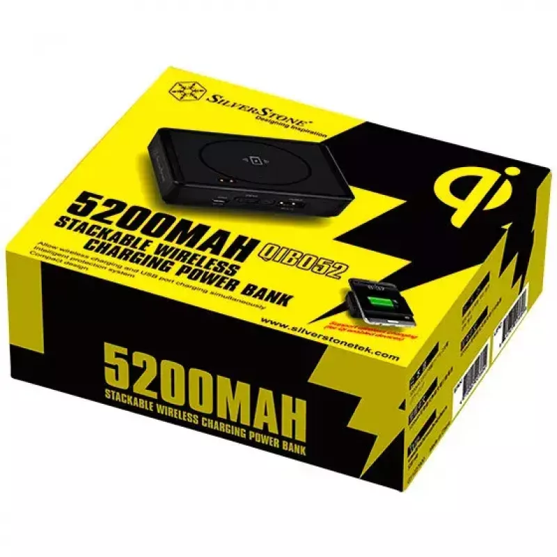 Powerbank portatile Silverstone QIB052 5200 mAh