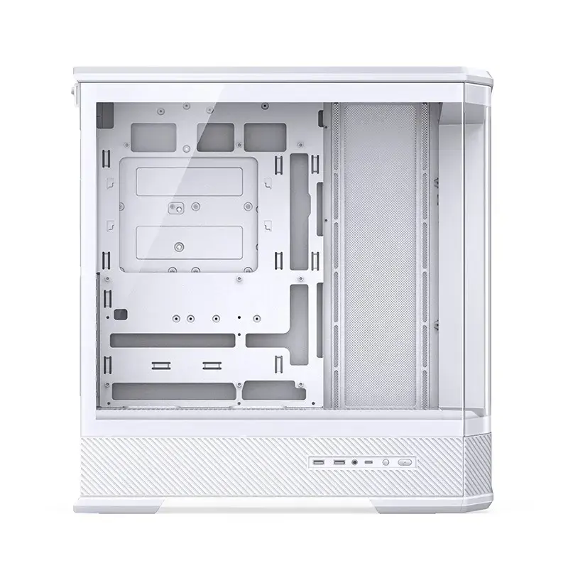 Case per computer Jonsbo D400 Midi Tower ATX Tempered Glass – bianco