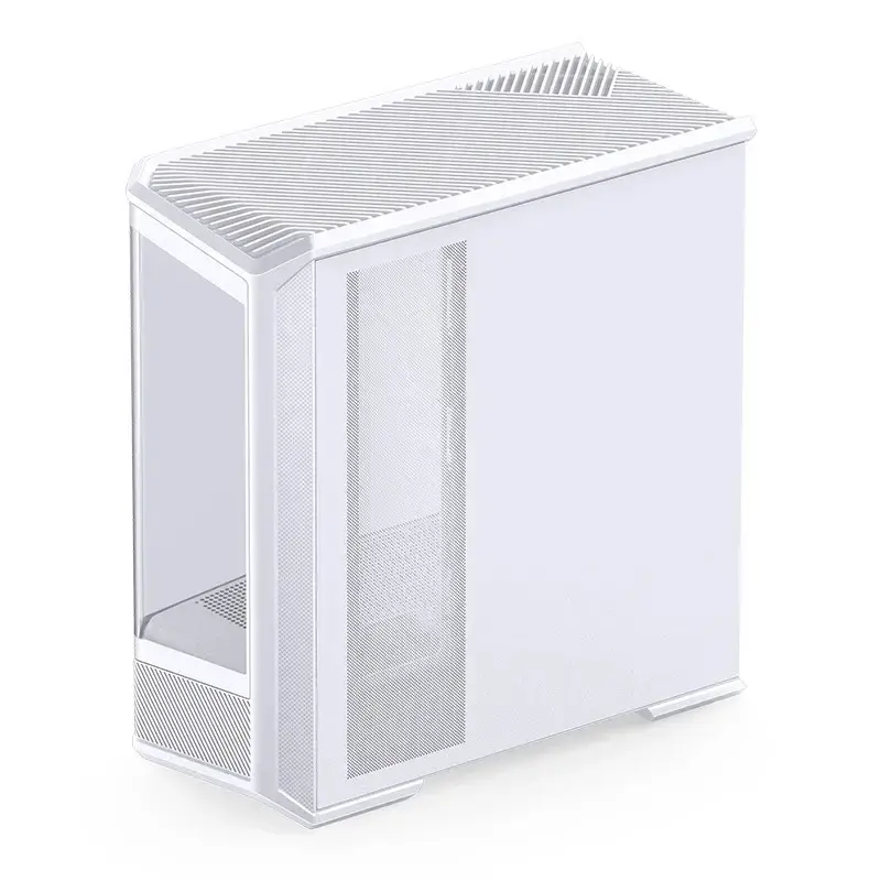 Case per computer Jonsbo D400 Midi Tower ATX Tempered Glass – bianco