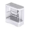 Case per computer Jonsbo D400 Midi Tower ATX Tempered Glass – bianco