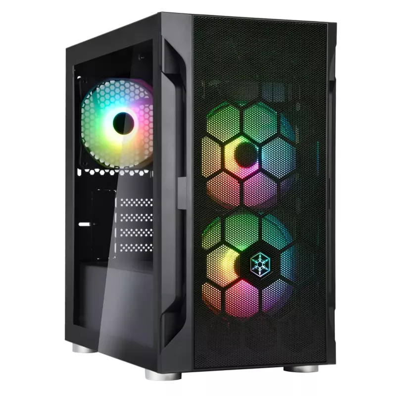 Case per PC Silverstone FARA H1M PRO Micro Tower nero