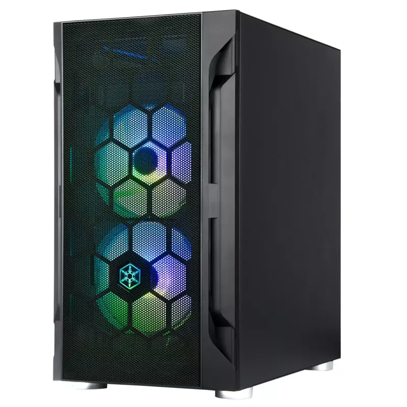 Case per PC Silverstone FARA H1M PRO Micro Tower nero