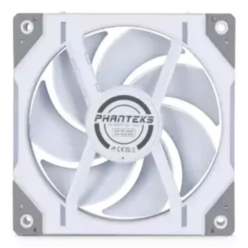 Ventola Phanteks D30-120 12 cm bianco 250-2000 RPM cuscinetto fluidodinamico