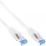 InLine cavo patch S/FTP PiMF Cat.6A halogen-free 500MHz bianco 10m