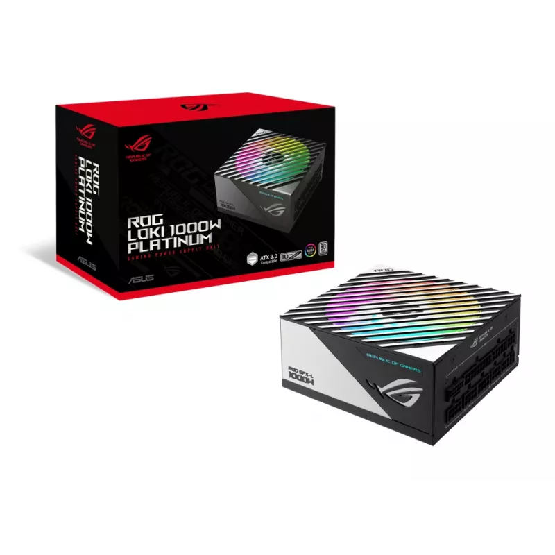 ASUS ROG Loki SFX-L 1000W Platinum alimentatore 24 poli ATX nero, argento