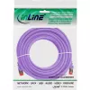 InLine cavo patch S/FTP PiMF Cat.6 250MHz PVC rame viola 5m