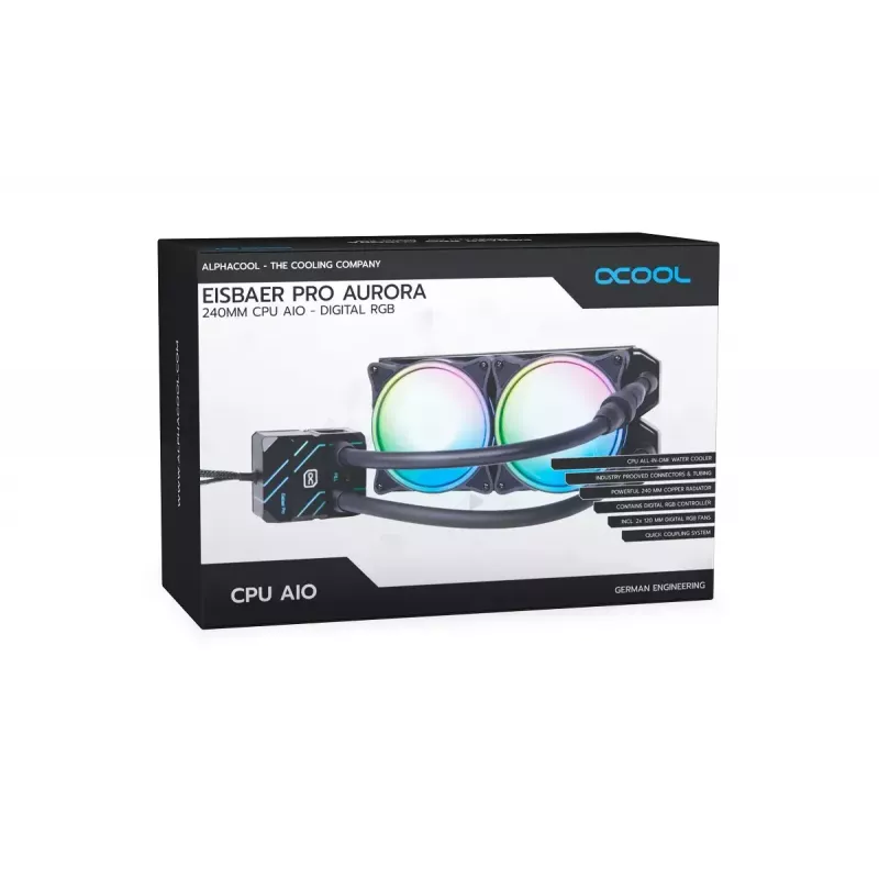 Dissipatore liquido all-in-one Alphacool Eisbaer Pro Aurora 240