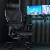 Sedia in mesh ThunderX3 XTC schienale in mesh nero altezza 118-126 cm