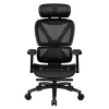 Sedia in mesh ThunderX3 XTC schienale in mesh nero altezza 118-126 cm
