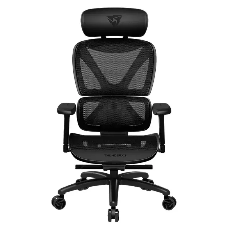 Sedia in mesh ThunderX3 XTC schienale in mesh nero altezza 118-126 cm