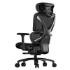 Sedia in mesh ThunderX3 XTC schienale in mesh nero altezza 118-126 cm